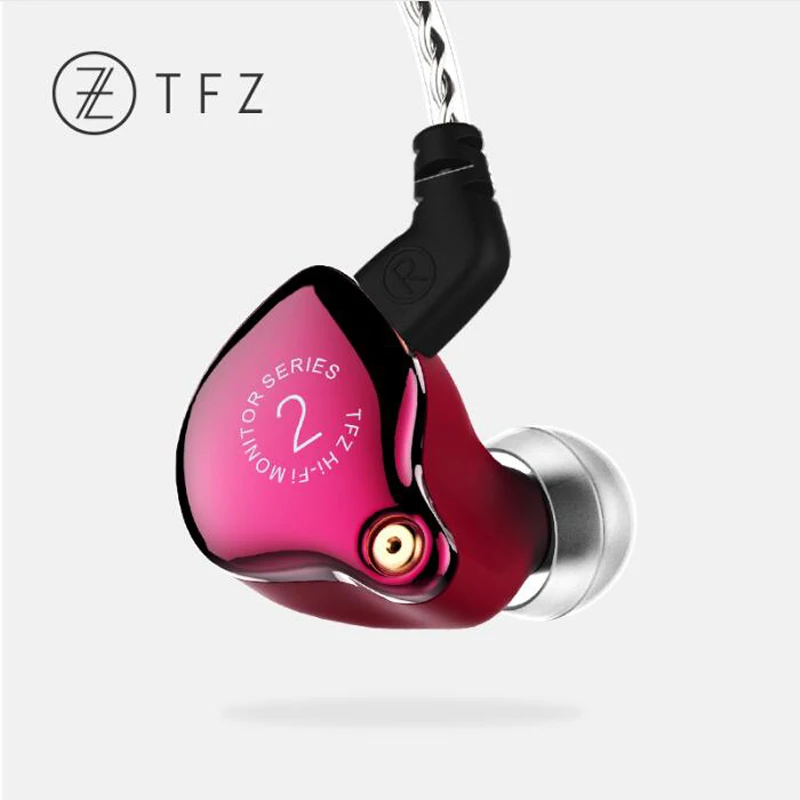 Ароматный Zither TFZ серии 2 модные наушники с 2pin интерфейс HIFI монитор спортивные