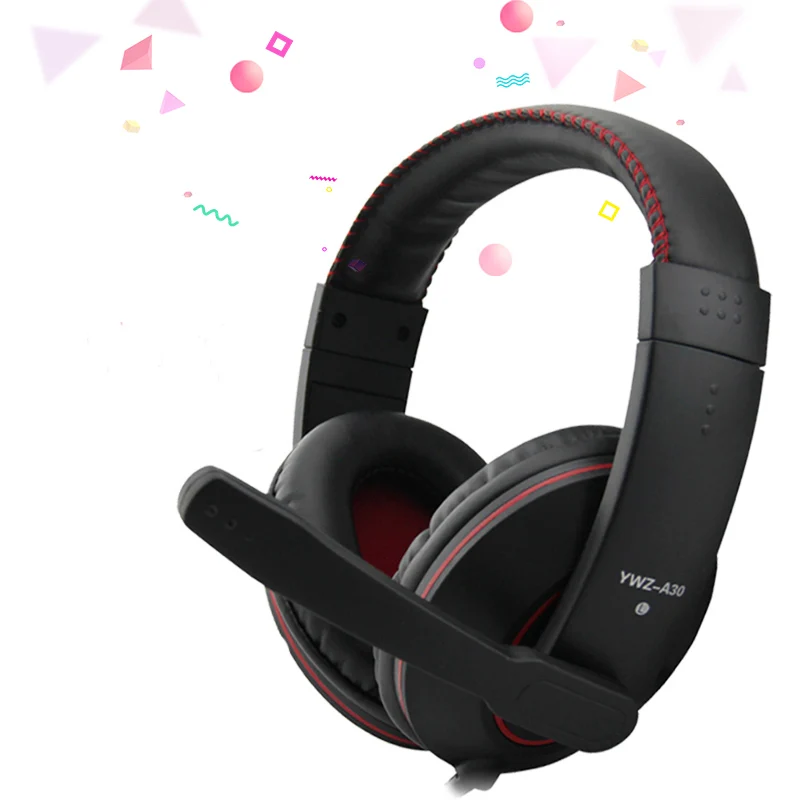YWZ-A30 Desktop Gaming Headphones 3.5mm Earphone Game Headset Gamer PC Headphhones Auriculares With microphone Best Sell | Электроника
