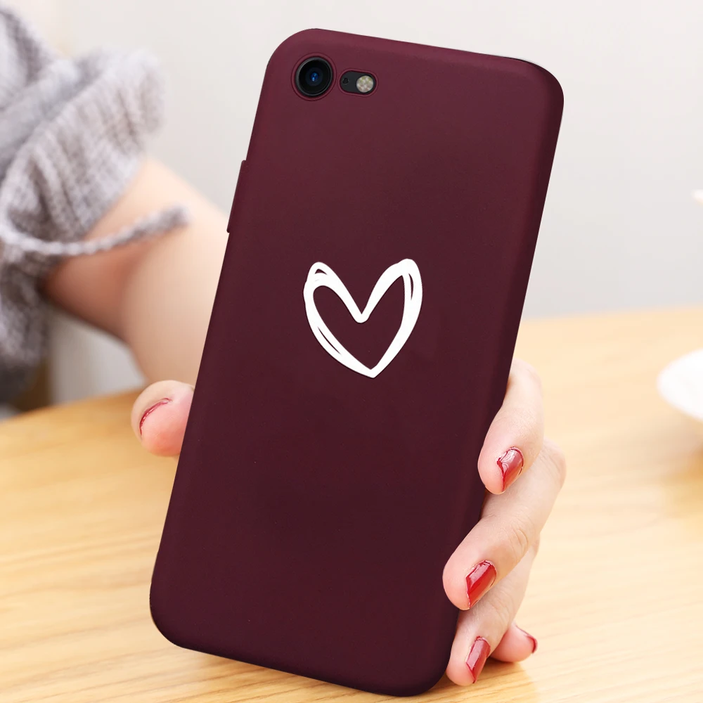 04 Чехол для iPhone 7 8, чехол для iPhone X XS Max XR, цветная задняя крышка с рисунком для телефона iPhone 6 6s Plus 5 5S, силиконовые мягкие чехлы из ТПУ - Цвет: 04