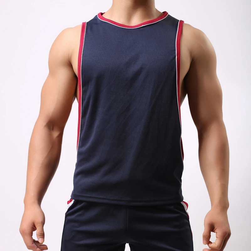 

Новинка 2021, дышащий спортивный топ для бега, бега, тренажерного зала, мужской тренировочный безрукавка для баскетбола, бодибилдинга, фитнес...