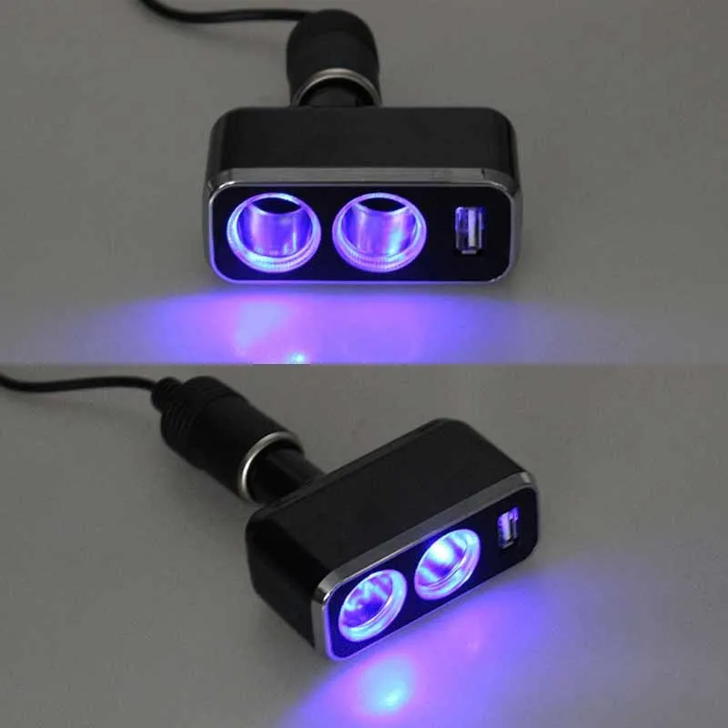 Новый вращающийся планшетофон для автомобиля 12 24 В USB разветвитель