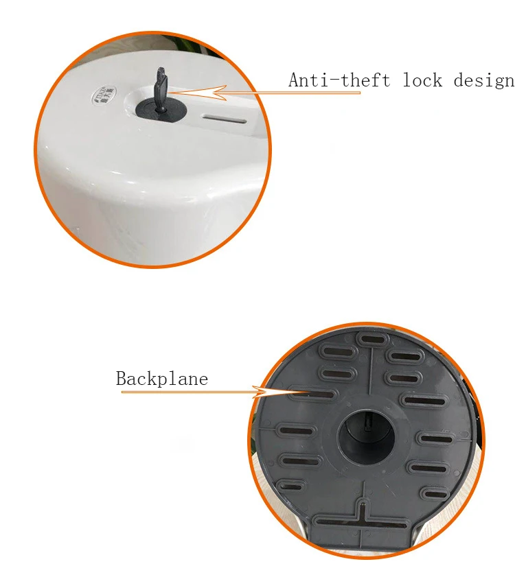 

High Grade Toilet Tissue Box Holder Wall Mounted ABS Tissue Boxes Storage Napkin Container Brathroom Accessories Q-X-3317B