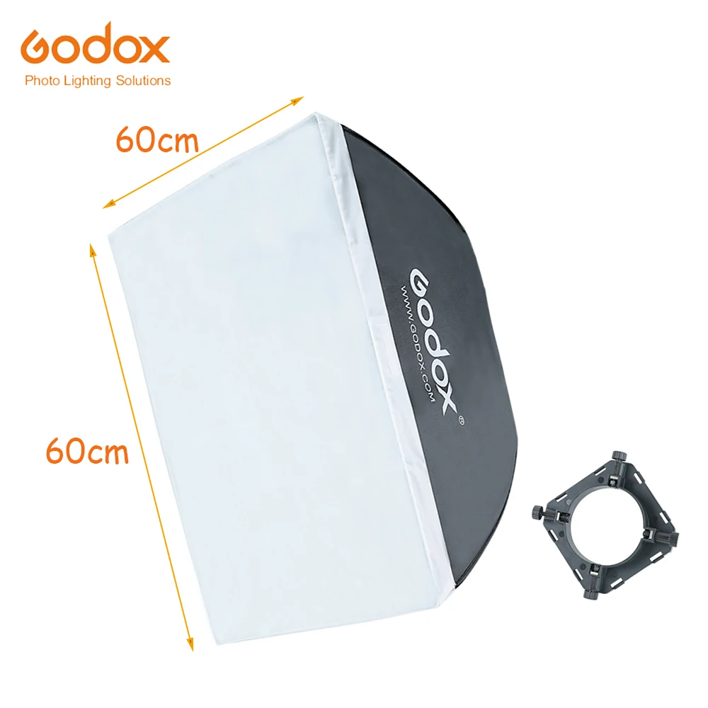 Godox 23 6 &quotx 6&quot/60x60 см квадратный софтбокс с цифровым креплением для фотостудии Flash