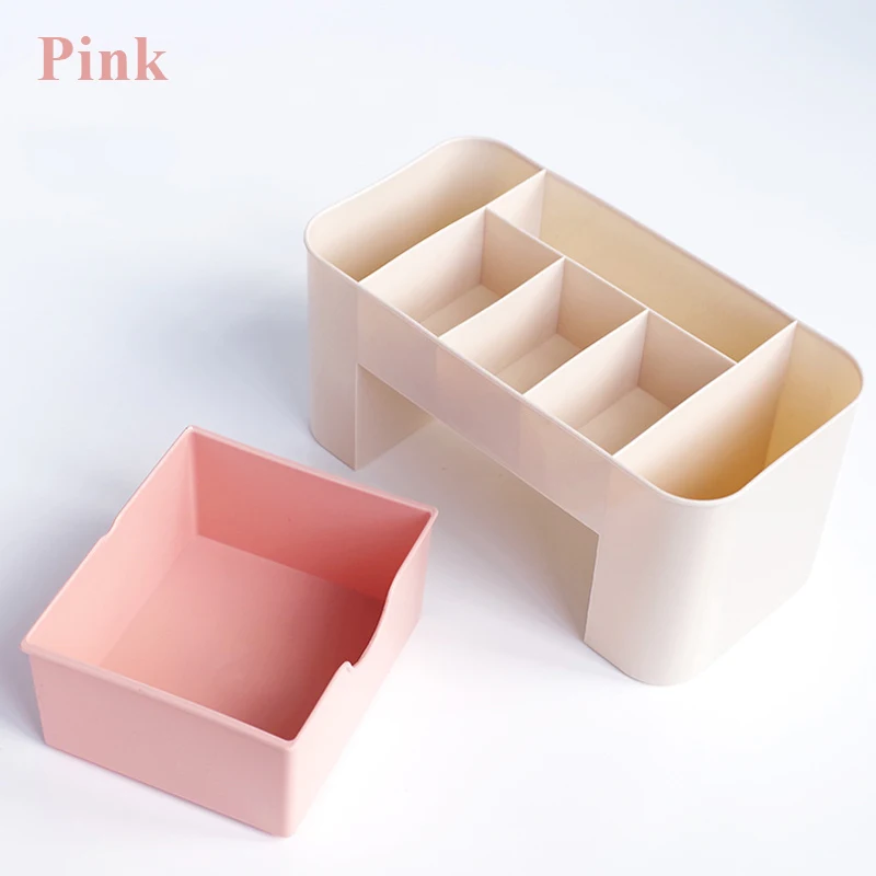 Портативная настольная коробка для хранения 3 цвета пластиковые ножницы