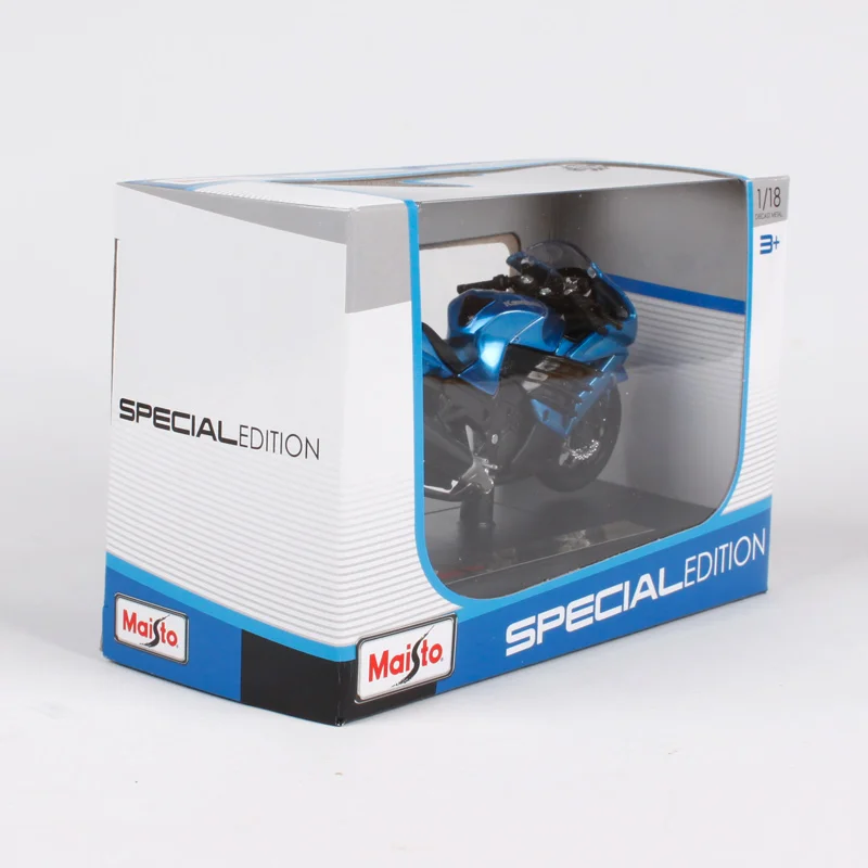 Maisto 1:18 GSX R1000 синий белый мотоцикл литье под давлением для Suzuki модель мотоцикла