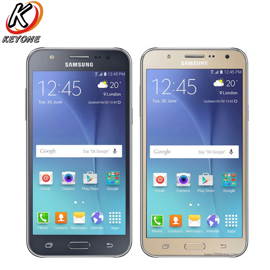 Оригинальный samsung Galaxy J7 J700F Мобильный телефон 5 &quot1 ГБ Оперативная память 16