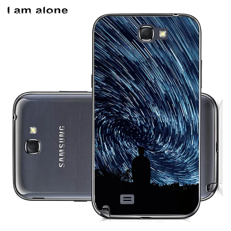 Чехлы для телефонов I am alone для samsung Galaxy Note 2 II N7100, 5,5 дюймов, жесткий пластиковый пакет, Модный Цветной Чехол для мобильного телефона - Цвет: PC U33
