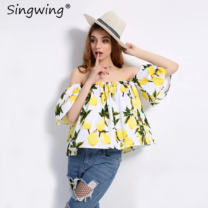 Женская летняя блузка с оборками коротким рукавом и воротником лодочкой|blouse