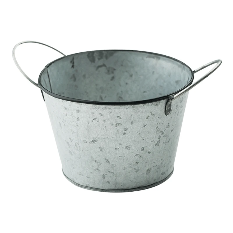 Kitchen Food Storage Container Barrel Vintage Fruit Organiser Basket Organisation Rubbish Bin Can Metal Dining Table Decoration | Дом и сад