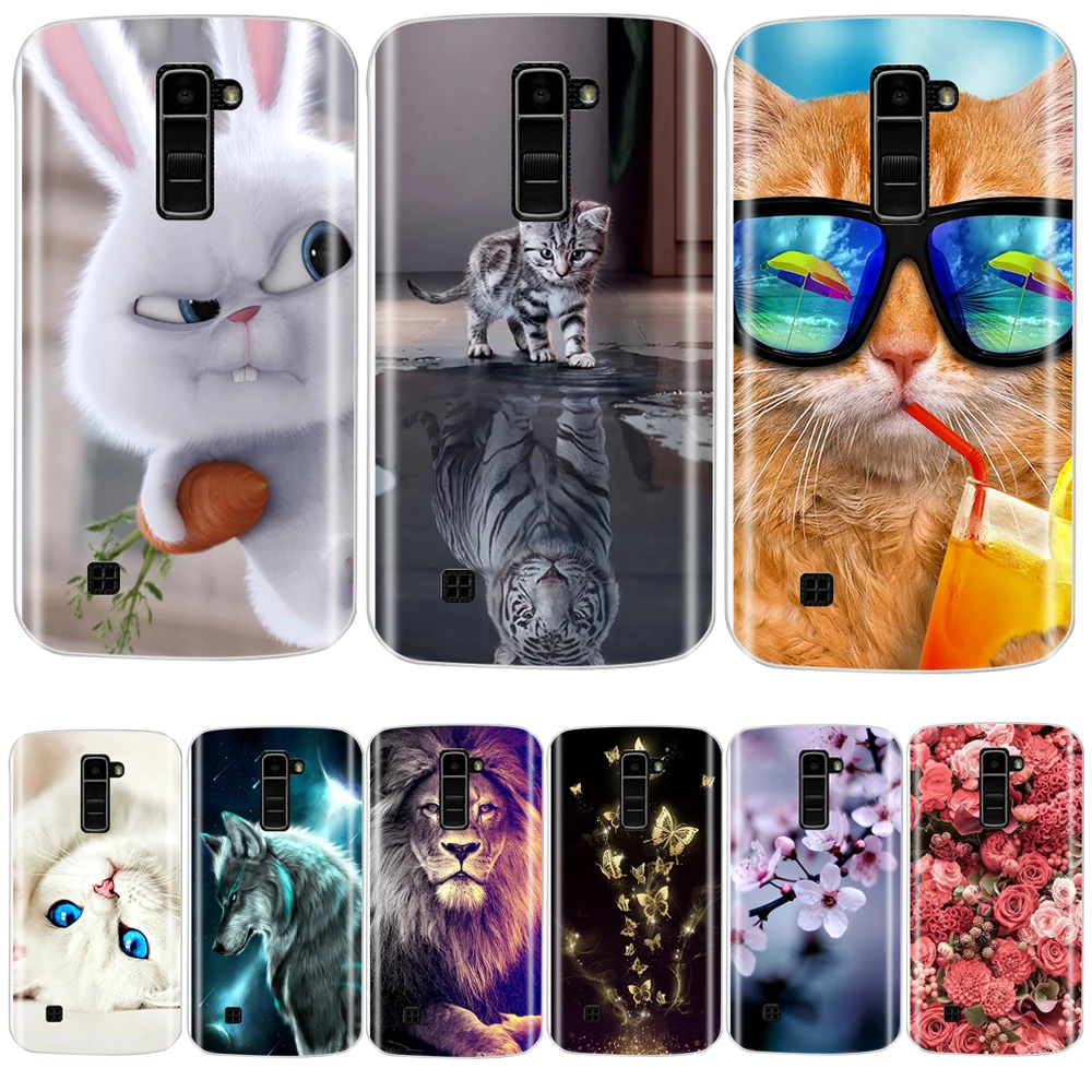 Чехол для LG K10 мягкий чехол из ТПУ LTE K420N K430 K430ds силиконовая задняя крышка 2016 чехлы |