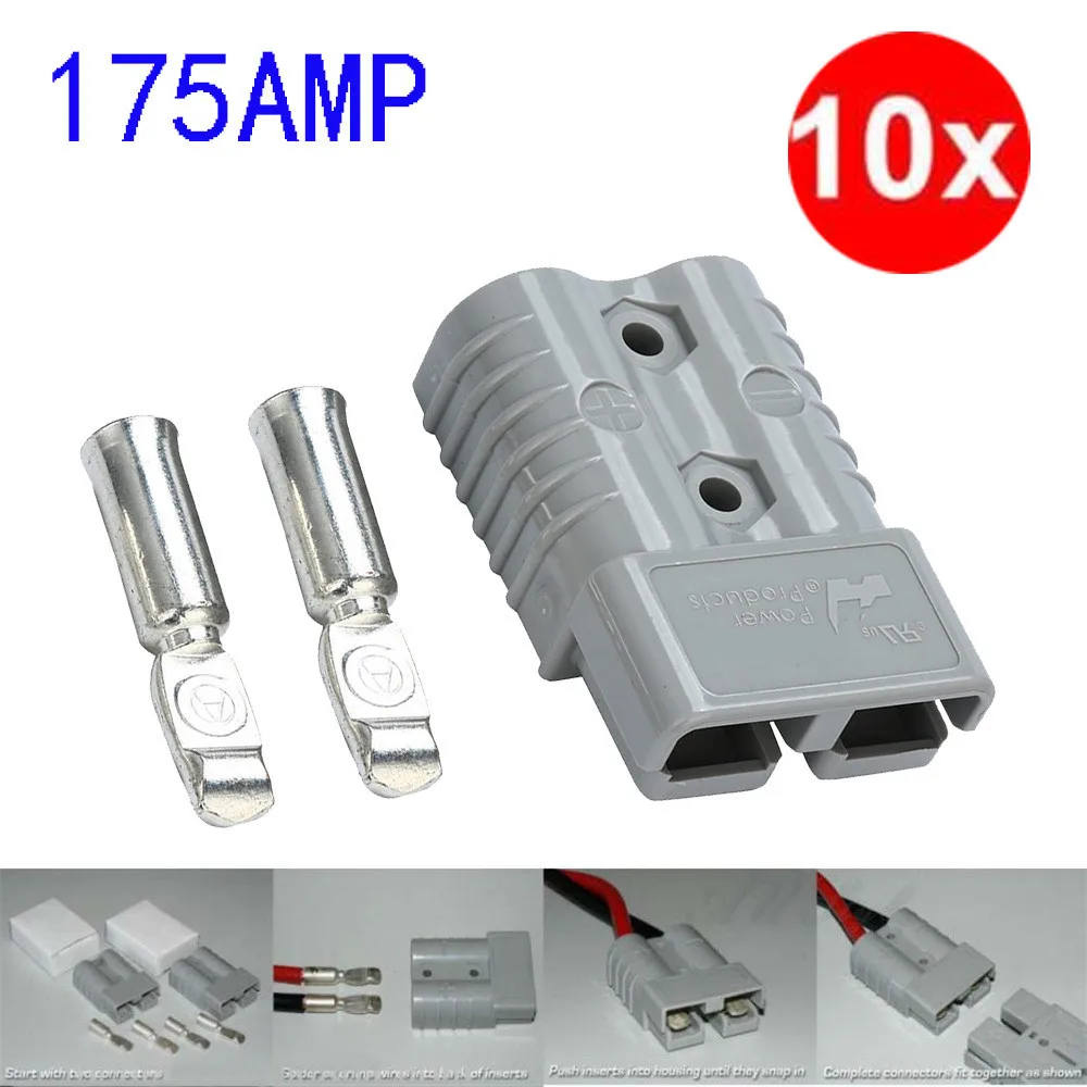 50Amp 175Amp Стиль вилка 12v 24v Зарядное устройство Батарея DC Мощность разъем адаптера для электрического Грузоподъемника по, Мощность оборудование и т. д