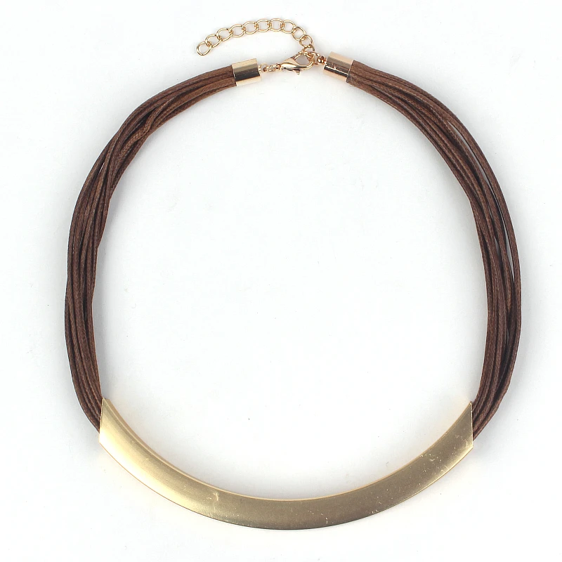 Новогодние подарки 2020 недорогая доставка чокер черная кожаная цепь эффектные