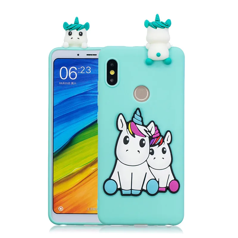Мягкий Силиконовый ТПУ чехол 3D для Xiaomi Redmi Note 7 чехлы милые Мультяшные с рисунком 5