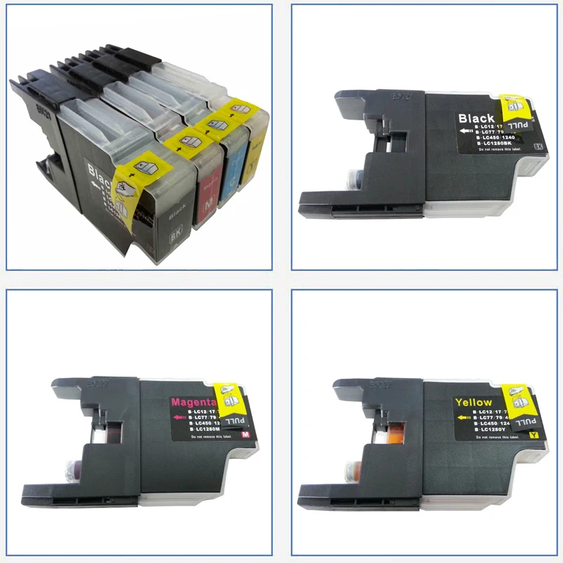 Чернильный картридж hisaint для Brother LC400 LC450 LC1240 LC1280 MFC J6540DW J6710AW J6910DW J425W J280W J430W J435W J625DW