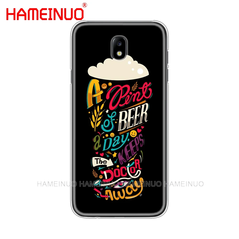 HAMEINUO чехол для телефона с надписью keep calm and drink a bear wine Samsung Galaxy J3 J5 J7 2017 J527 J727 J327 J330 J530