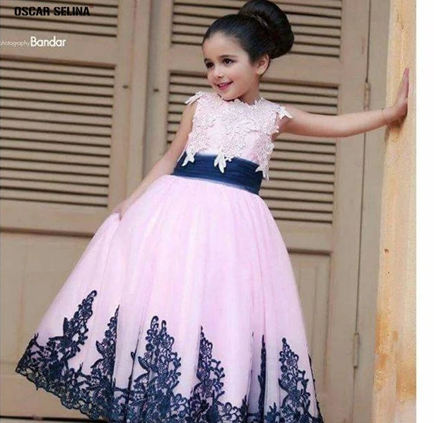 High quality custom flower girl dresses2019 new Scoop fluffy yellow primera comunion long pageant dresses for girls plus size | Свадьбы и