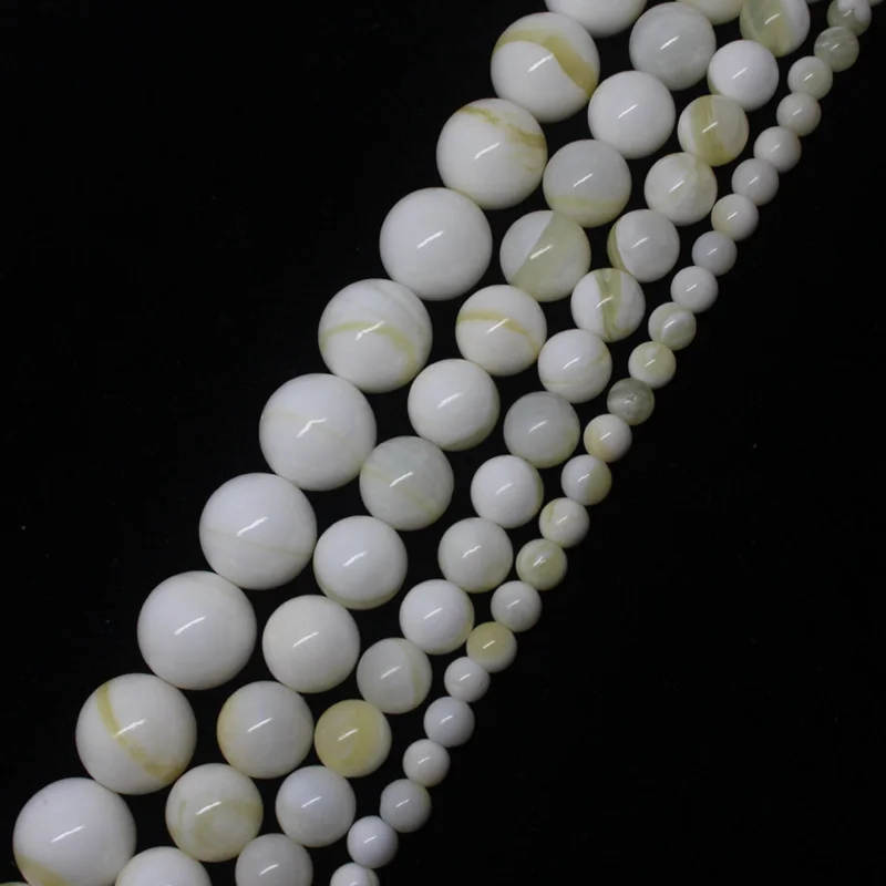 

Mini. order is $7!6-12mm Natural Gold Tridacna Round Spacer Loose Beads 15"