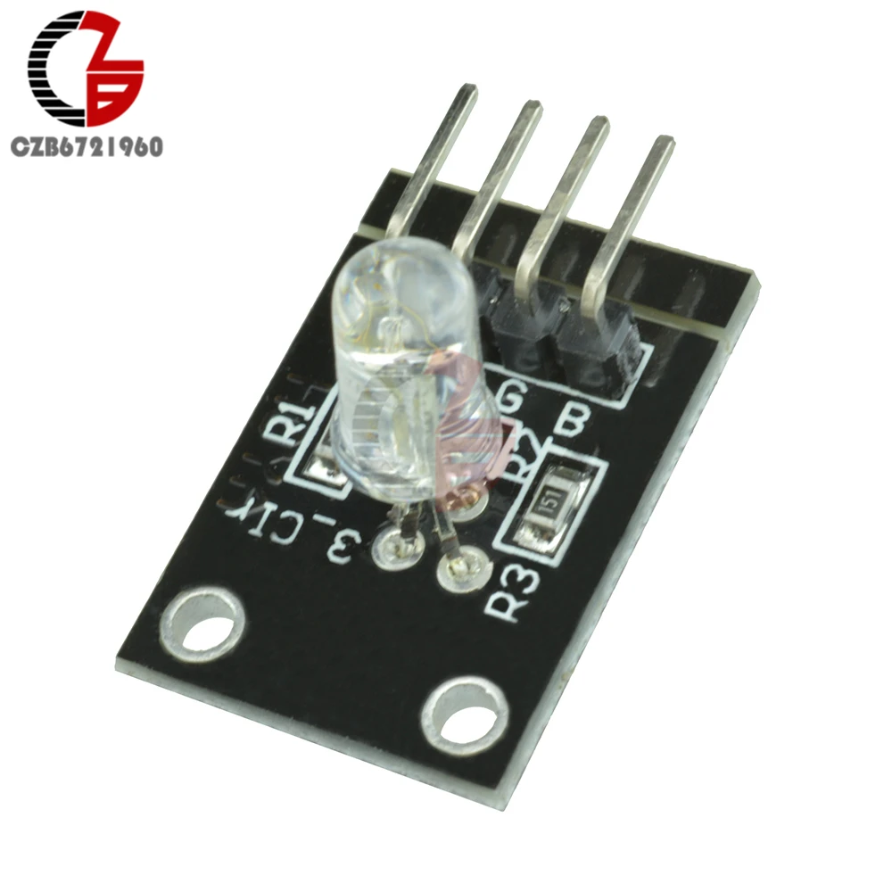Светодиодный модуль KY 016 RGB 3 цвета светильник для Arduino MCU AVR PIC Raspberry|rgb led module|led module