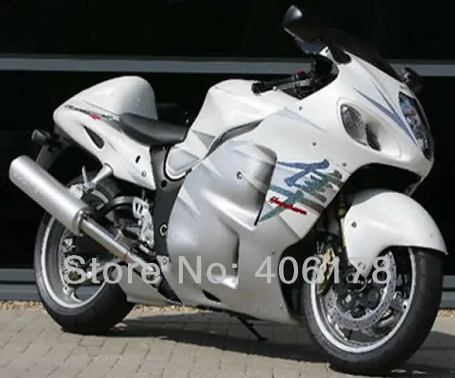 GSXR1300 99-07 обвес комплект для GSX-1300 Hayabusa 1999-2007 Белый Мотоцикл Обтекатели(литье под давлением