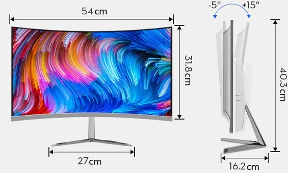 CPU i7-7700 16 Гб ОЗУ 240 ГБ SSD 1 ТБ HDD GTX1050Ti 4G 23 6/27/32 дюйма монитор кривой все в одном