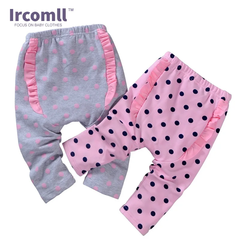 Новинка 2016 весенние детские штаны из ПП хлопковые леггинсы для девочек кружевные