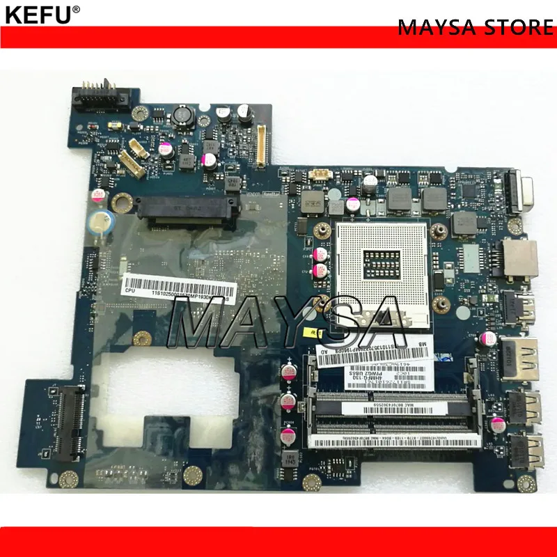 

LA-675AP материнская плата подходит для Lenovo G570, материнская плата ноутбука REV1.0 HM65 DDR3 PGA989