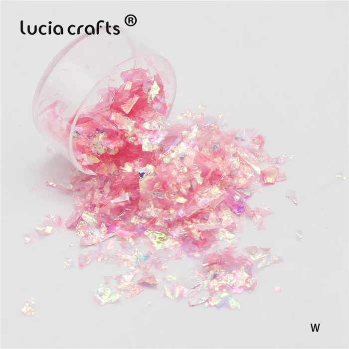 C5 Red 10g Lucia ремесла мульти варианты пластик неправильной формы красочные свободные блестки DIY маникюр хлопья гвоздь Искусство Декор конфетти D0210 - Цвет: C5 Red 10g