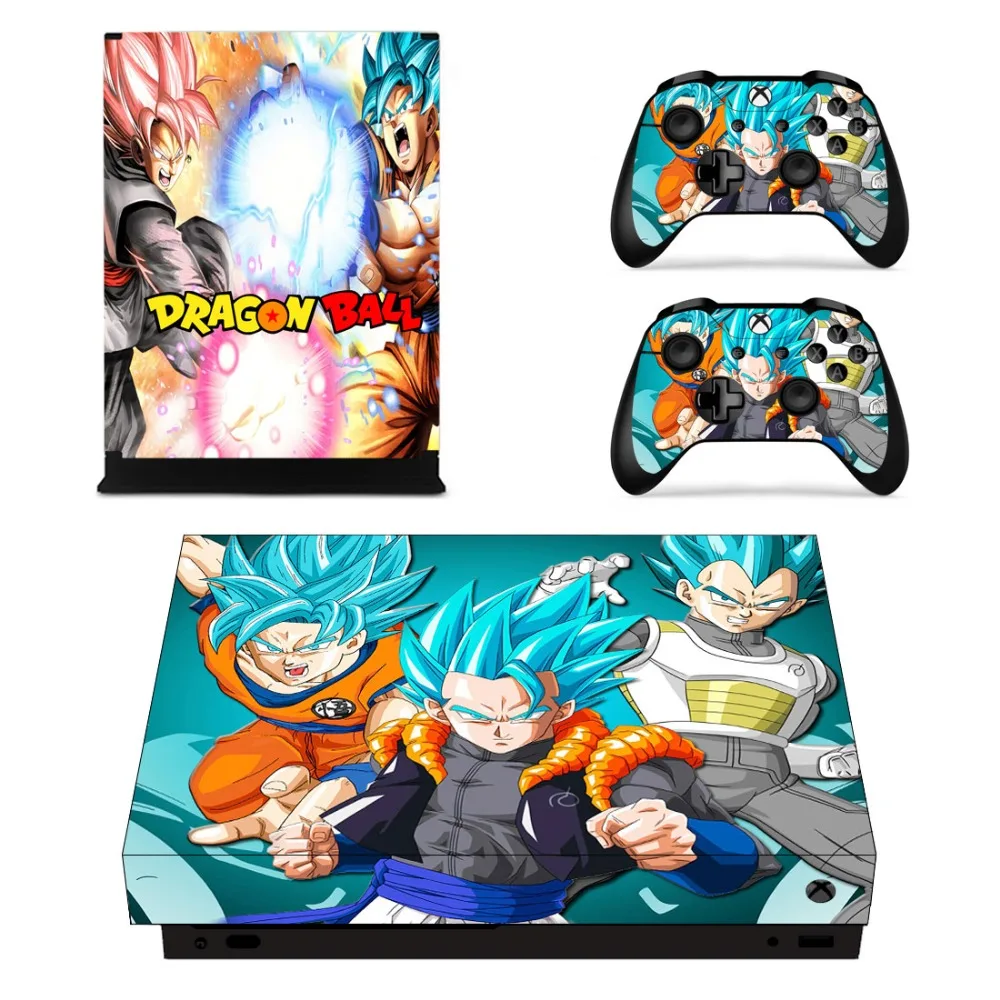 Dragon Ball Super Z Faceplates Skin Console & Controller Decal Stickers for Xbox One X + Sticker | Электроника