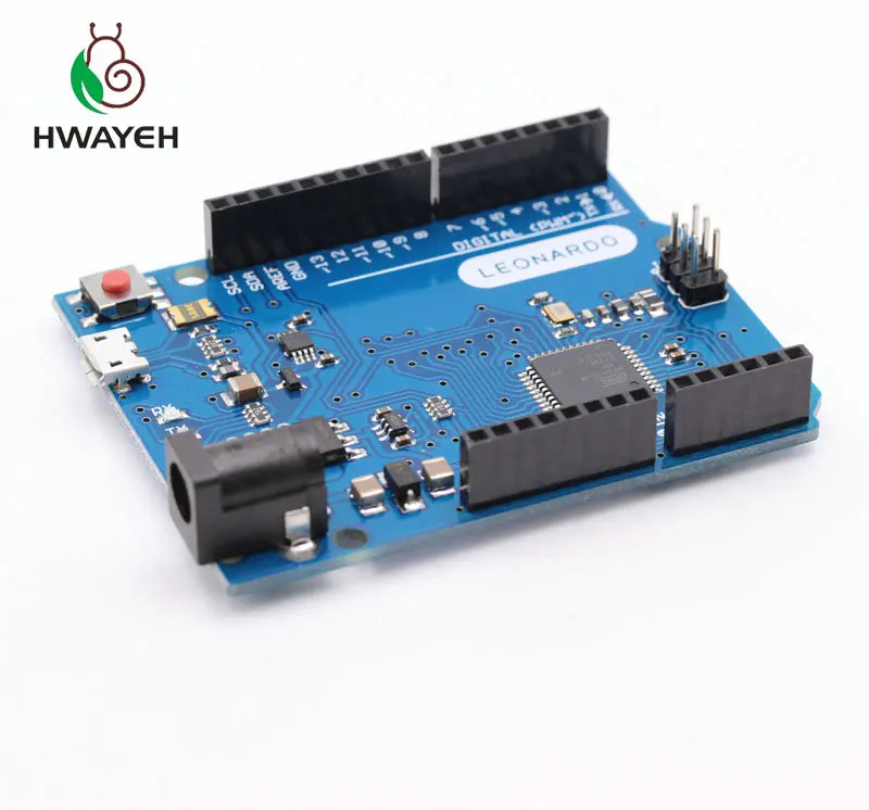 Макетная плата Leonardo R3 с микроконтроллером Atmega32u4 макетная USB кабелем совместимая