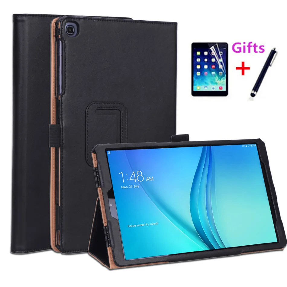 Чехол для samsung Galaxy Tab A 10,1 T510 T515 SM-T510 чехол Funda для планшета из искусственной кожи чехол-подставка+ пленка+ ручка
