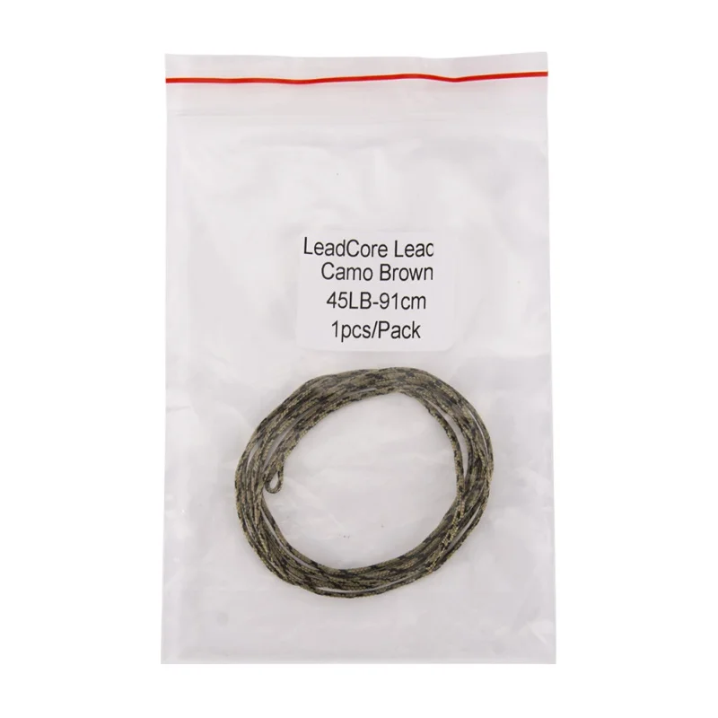 B 1 шт. леска для карпфишинга 45IB Leadcore с быстрым поворотом PE плетеная линия с lead Camo Зеленый - Цвет: B
