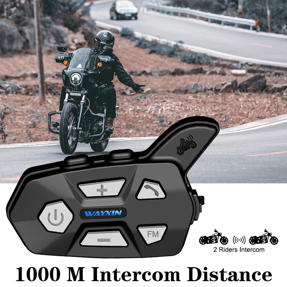 Мотоциклетный Интерком шлем гарнитуры Bluetooth 2 всадника интерком для мотоцикла FM Bt беспроводной Intercomunicador Interphone Mp3