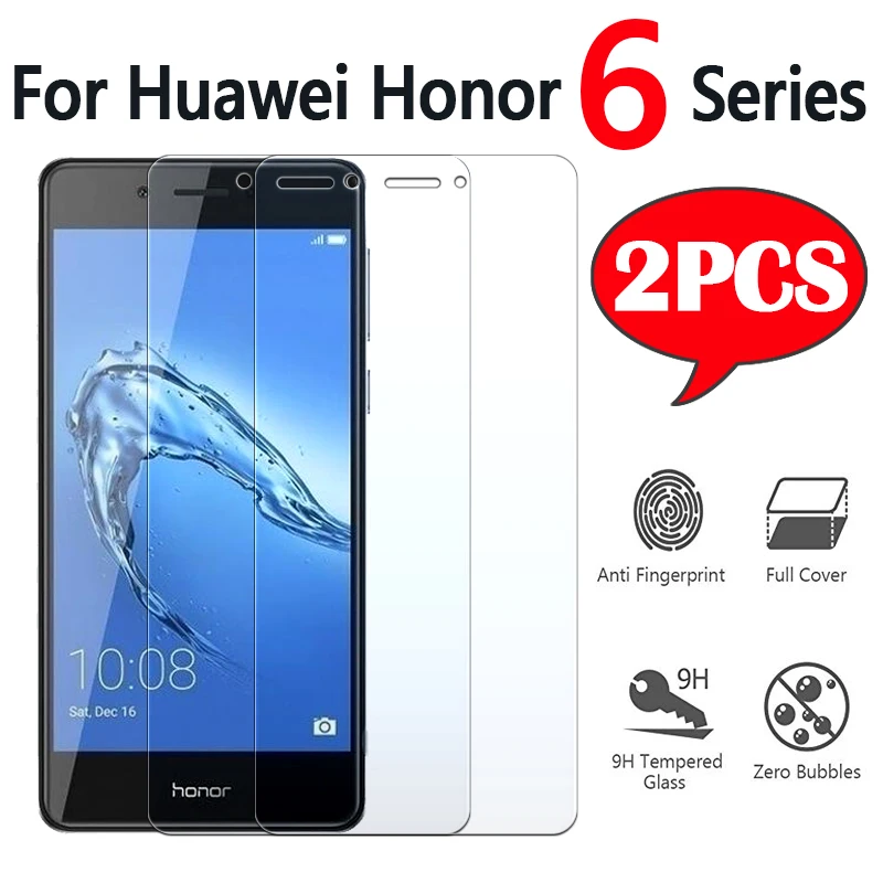 2 шт. для huawei honor 6a Защитная пленка экрана из стекла закаленное стекло huavei honer 6 6x 6c