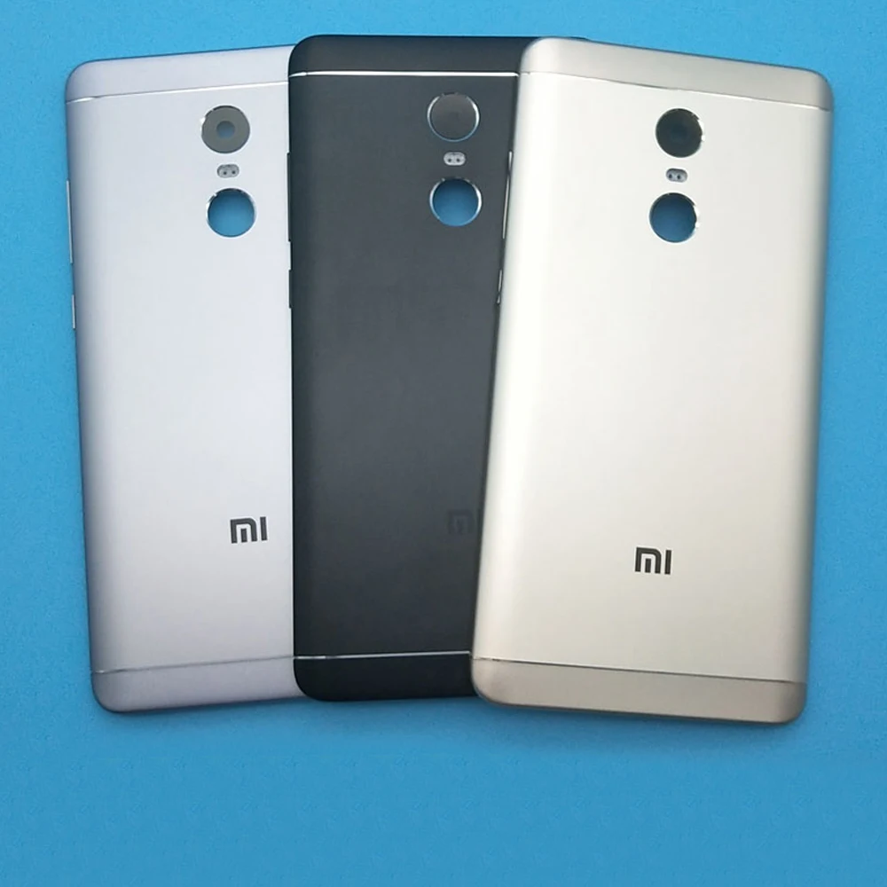 Задняя Корпус крышка чехол для Xiaomi mi Red mi Примечание 4X задняя крышка глобальной спинка Батарея отпечатков пальцев Сенсор+ боковые кнопки+ Камера