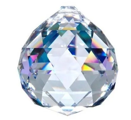 

10PCS 40mm AB CRYSTAL GLASS BALL CHANDELIER LAMP PRISM SUNCATCHER
