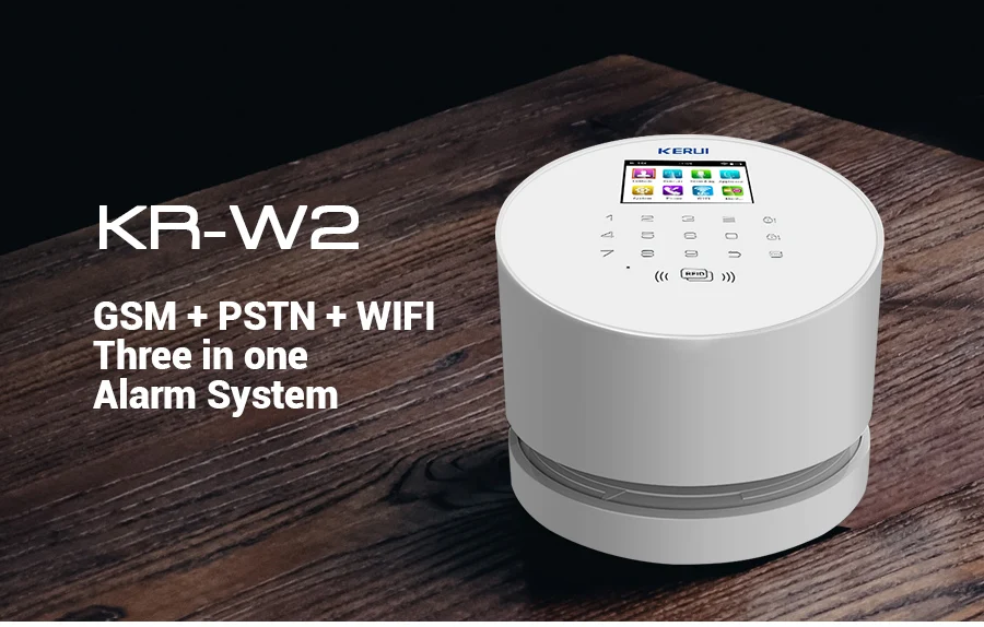 KERUI W2 плановый Arm APP пульт дистанционного управления беспроводной WiFi GSM PSTN домашняя система охранной сигнализации с RFID картой сирена система оповещения s
