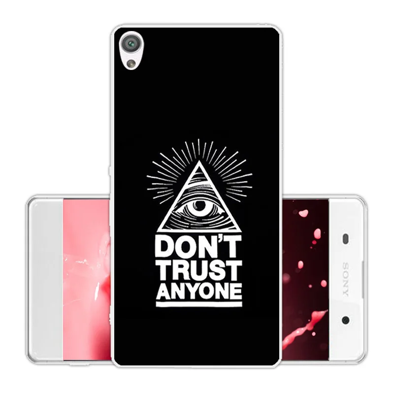 Для Sony Xperia XA F3111 F3113 силиконовая прозрачная задняя крышка из ТПУ 5 0 дюйма DIY для Brick