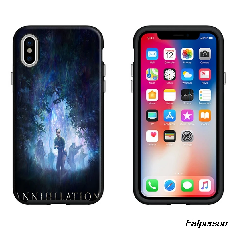 Annihilation черный мягкий силиконовый чехол для телефона из ТПУ Apple iPhone 6s 6plus X10 8plus 7 7plus