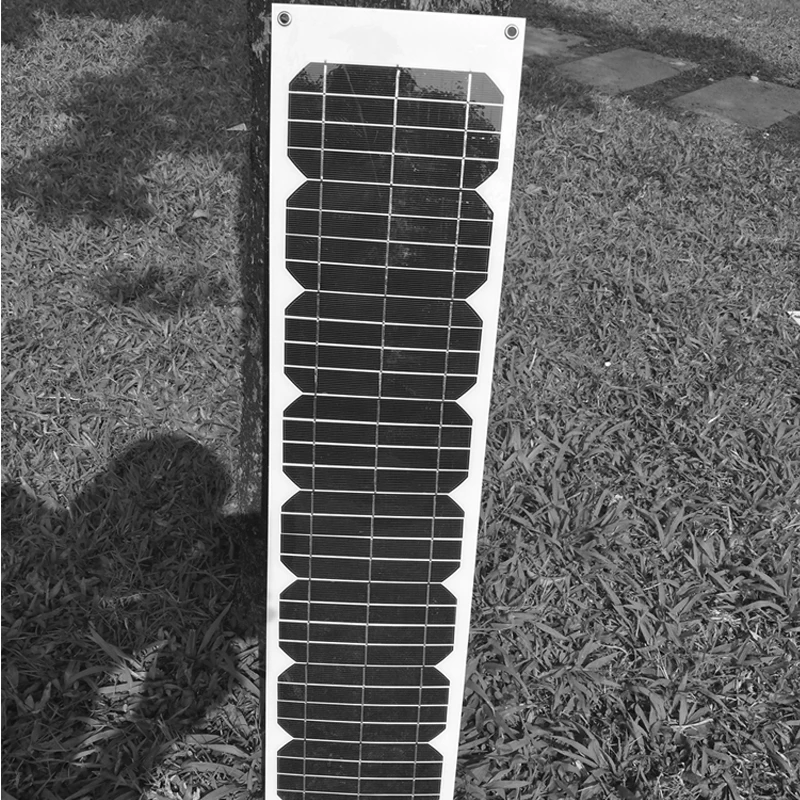 

Solar Panel Flexible 20w 12V 5 Pcs Photovoltaics Panels 100W 18V Mono Solar Cell Solar Battery Charger Phone Car Caravan Camp
