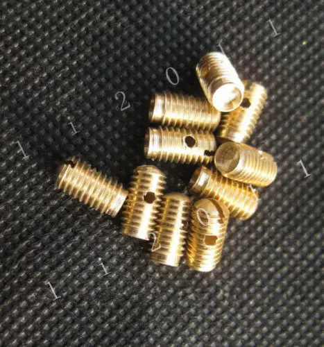 

10 pcs sax repair parts screws, brass adjustment screw. Alto, Tenor, soprano