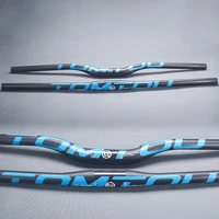 tomtou bicycle mtb handlebar mountain bike carbon fiber handlebars bicycle handle bar bike parts 31 8mm 3k matte blue