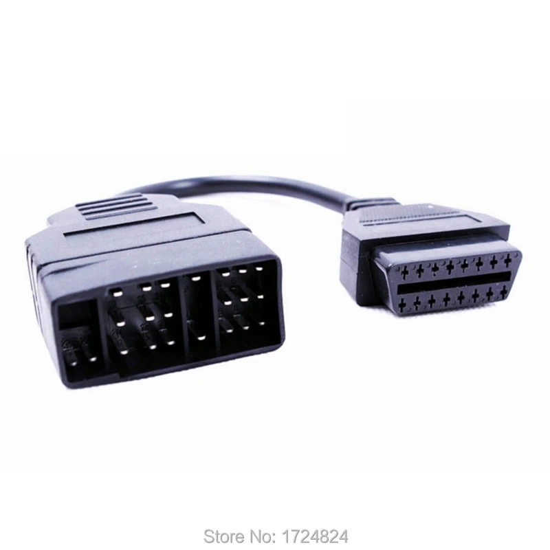В продаже для Toyota 22 PIN папа к OBD OBD2 16 гнездовой разъем адаптер кабель автомобильный