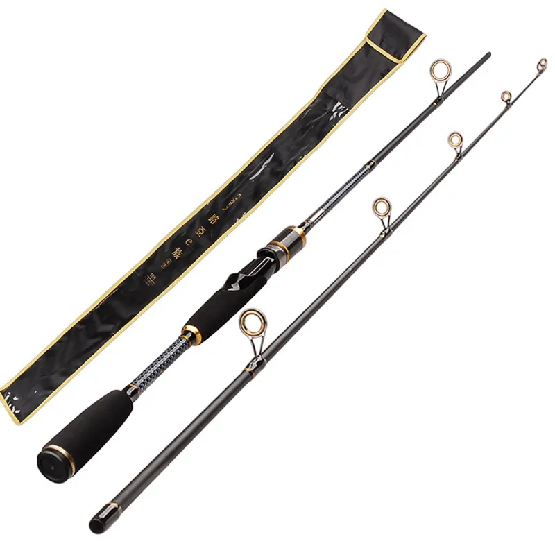 

1.8M 2.1M Spinning Fishing Rod 2 Sections M Power Lure Rod for Carp Fishing Vara De Pesca Saltwater/Freshwater Fishing Pole