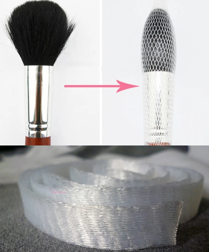 100 см креативная тонкая Сетчатая Сумка сделай сам для косметических кистей