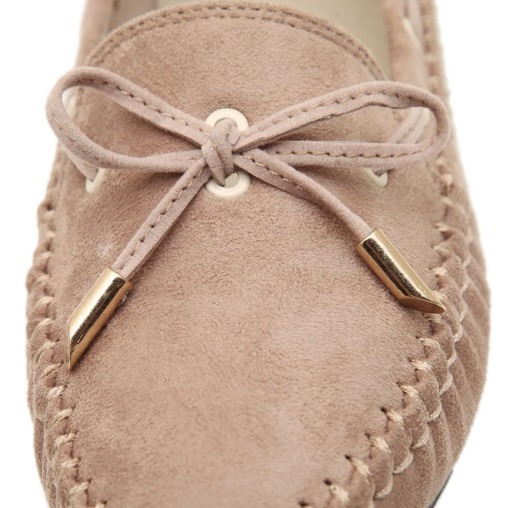 Новейшие женские лоферы из искусственной кожи с круглым носком Повседневные