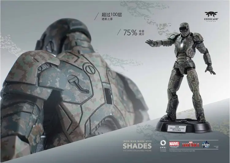 Коллекционная фигурка из 1/12 сплава Ultron Ironman MK43 MK42 для поклонников, подарок на праздник