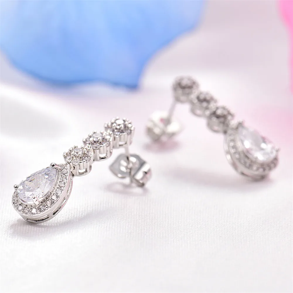 Комплект свадебных ювелирных изделий MOLIAM женский модный дизайнерский комплект