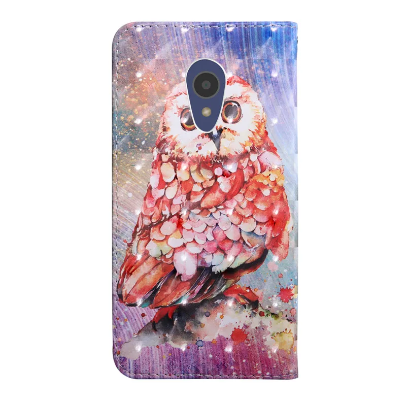 Wekays СПС Alcatel 1X Мультфильм кожаный чехол для Coque Alcatel 1X5059 5059A 5059D 5059X 5059Y Чехлы для Alcatel 1 X