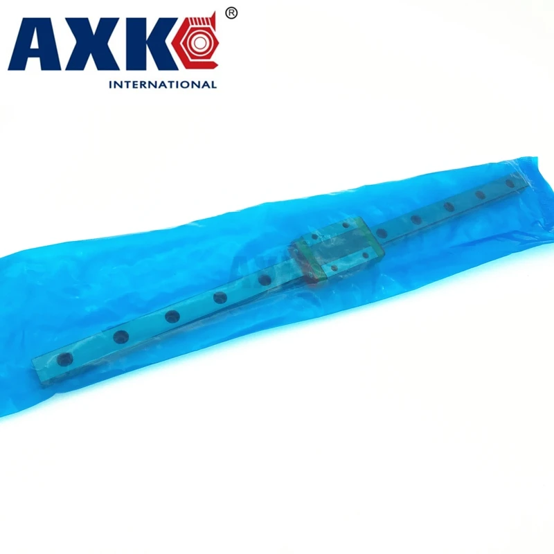 AXK Бесплатная доставка 12 мм линейная направляющая Mgn12 L = 100/200/300/400/500 + слайд Mgn12c или