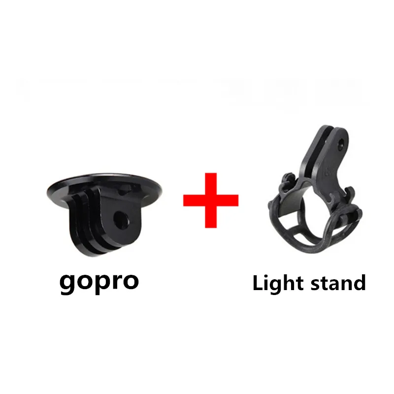 gopro-Light stand GUB 690 крепление для велосипеда из алюминиевого сплава для Garmin Cateye Bryton Edge Stem монтажный аксессуар велосипед GPS Держатель для компьютеров - Цвет: gopro-Light stand
